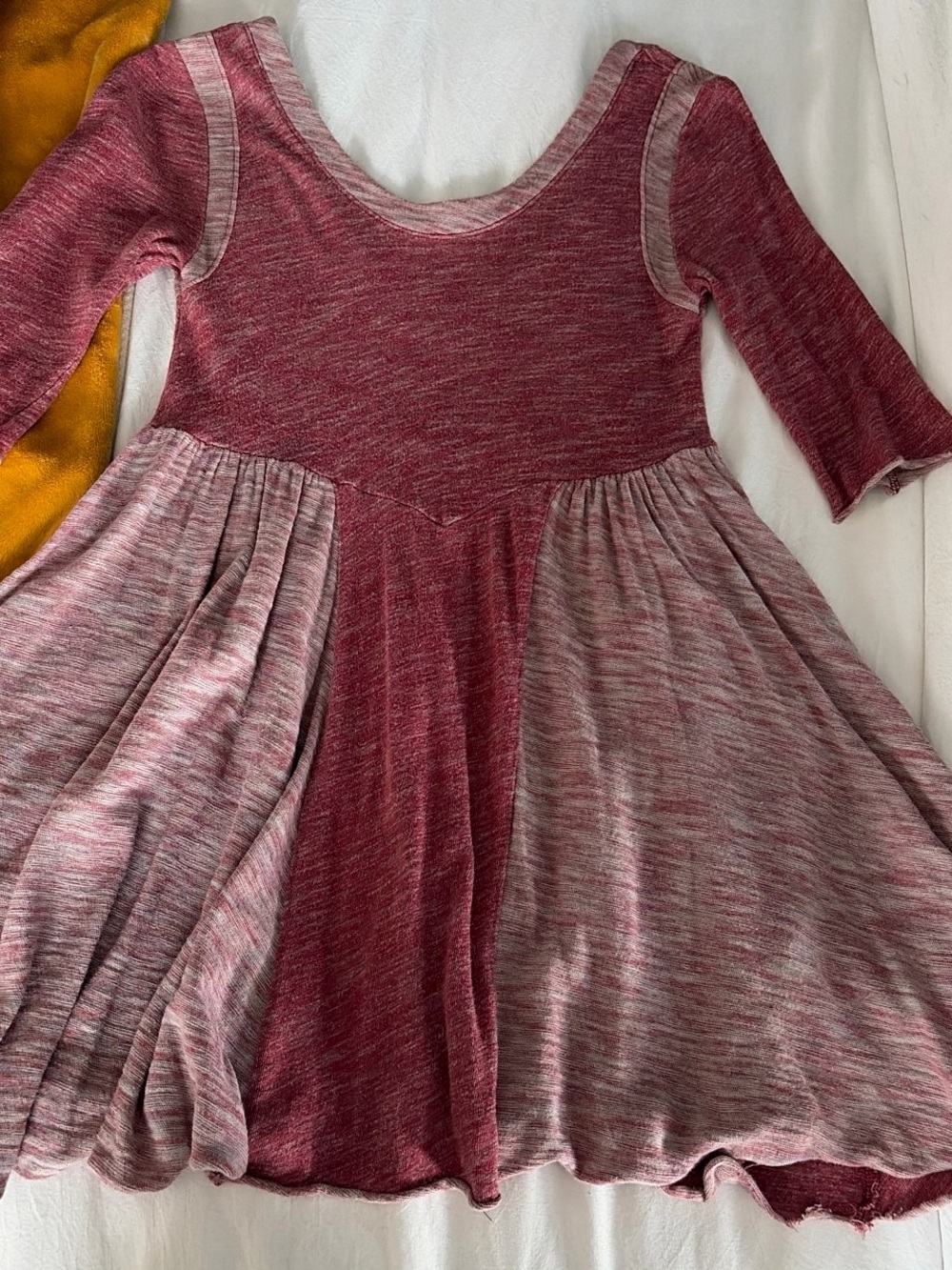 Girls' Marled Berry Knit Twirl Dress